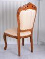 mahoniowe krzesło w stylu vintage