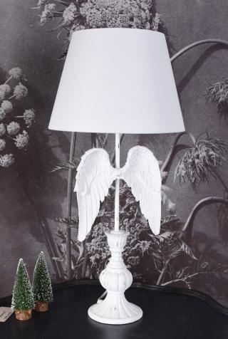 lampa anielskie skrzydła shabby chic 65 cm