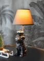 lampa królewski mops srebrny 40 cm figury zwierząt