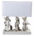 lampa muzykujące koty figury zwierząt