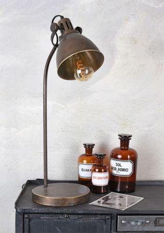 lampa na biurko styl industrialny