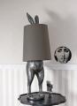lampa srebrny ukryty królik 117 cm figury zwierząt