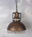 metalowa lampa sufitowa styl industrialny