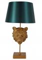 lampa szmaragdowo-złota głowa tygrysa 57 cm