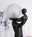lampa figura kobiety max le verrier art deco