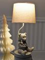 lampa figura misia z króliczkiem shabby chic 49 cm