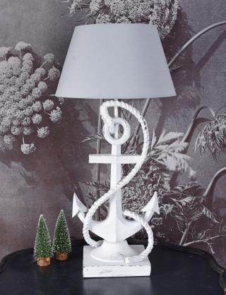 lampa z kotwicą styl marynistyczny shabby chic 65 cm