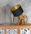 lampa złota małpa styl jungle figury zwierząt 62 cm