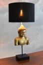 Lampa Złote Popiersie Buddy Styl Orientalny 66 cm