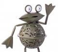 lampion ogrodowy stojąca żaba figury zwierząt