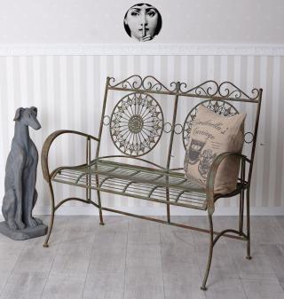 ławka meble ogrodowe styl rustykalny shabby chic