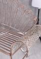 stylowa ławka ogrodowa wachlarz shabby chic