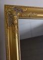 lustro stojące z podpórką styl barokowy złote 160 x 40 cm