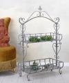 metalowa etażerka regał styl rustykalny shabby chic