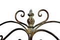 duże lustro w stylu rustykalnym shabby chic