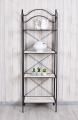 metalowy regał vintage shabby chic