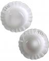 dwie miseczki z motywem korony shabby chic