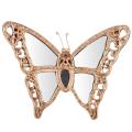 lustro motyl styl art deco dekoracje ściany 25 x 19 cm