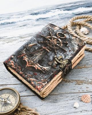 notatnik motywy żeglarskie styl marynistyczny