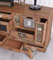 ogromna komoda 22 szuflady styl industrialny