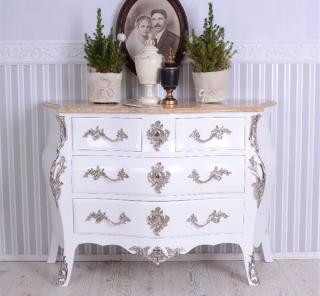 niezwykła komoda z marmurowym blatem