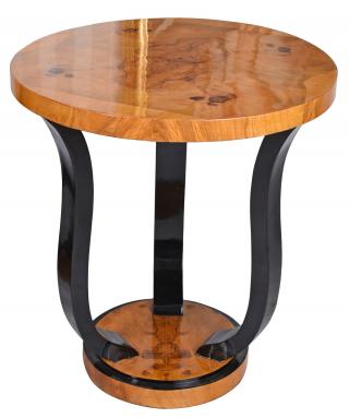 okrągły stolik styl art deco wys. 66 cm