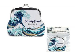 portmonetka hokusai katsushika wielka fala w kanagawie
