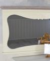 lustro ścienne styl rustykalny shabby chic 112 x 65 cm