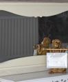 lustro ścienne styl rustykalny shabby chic 112 x 65 cm