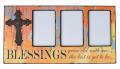 potrójna ramka z błogosławieństwem w stylu vintage