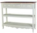 bufet z szufladami w stylu rustykalnym shabby chic