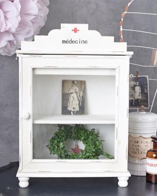 apteczka w stylu retro shabby chic
