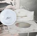 retro umywalka z miską styl prowansalski shabby chic