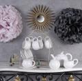serwis kawowo-herbaciany na 6 osób shabby chic