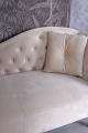 sofa z poduszką styl glamour 187 cm