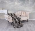 sofa z poduszką styl glamour 187 cm