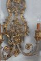kinkiet dwuramienny świecznik styl barokowy 55 cm