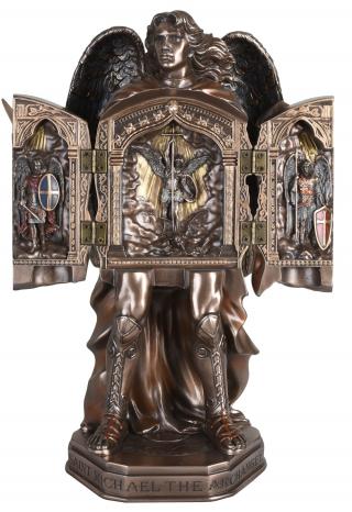 święty michał tryptyk ołtarzyk domowy figura veronese