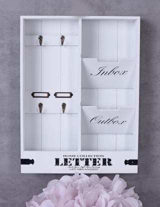 szafka na klucze i korespondencję shabby chic