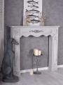 obudowa kominkowa w stylu shabby chic