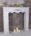 obudowa kominkowa w stylu shabby chic