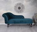 szezlong styl chesterfield szmaragdowy 170 cm