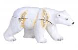 Niedźwiedź Polarny Szkatułka w Stylu Faberge