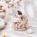 Szkatułka z Żabką Porcelana i Brąz