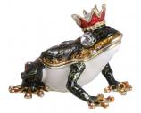 Żabi Król Urocza Szkatułka w Stylu Faberge
