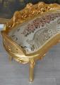 tapicerowana ławka ludwik xiv meble barokowe
