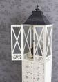 witryna w formie lampionu ogrodowego shabby chic