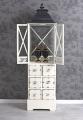 witryna w formie lampionu ogrodowego shabby chic