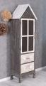 witryna dwie szuflady styl rustykalny shabby chic