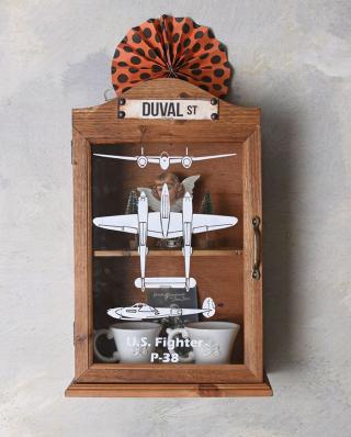witrynka na ścianę duval st. styl industrialny